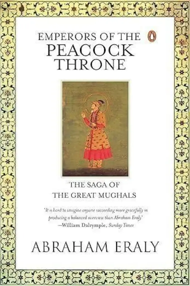 अब्राहम इराली यांचं 'एम्परर्स ऑफ द पीकॉक थ्रोन' हे पुस्तक.
