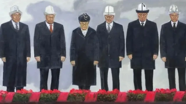 2021-ci ildə "Yeni sosialist realizmi" sərgisində rəssam Taalay Usubəliyevin tablosu təqdim olundu, 2023-cü ildə prezidentlərin belə görüşü reallığa çevrildi.