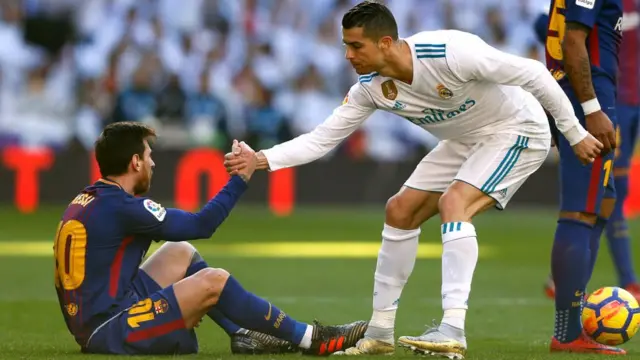 Cristiano Ronaldo y Lionel Messi.