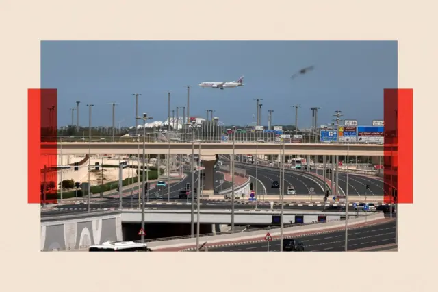 இரான் - அமெரிக்கா, இஸ்ரேல், விமான சேவை, துபை, அபுதாபி, தோஹா