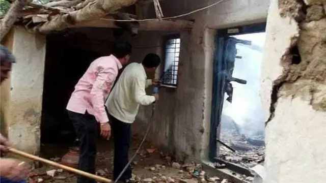 હુમલો થયો એ ઘર