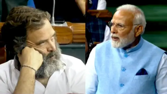 राहुल गांधी आणि नरेंद्र मोदी