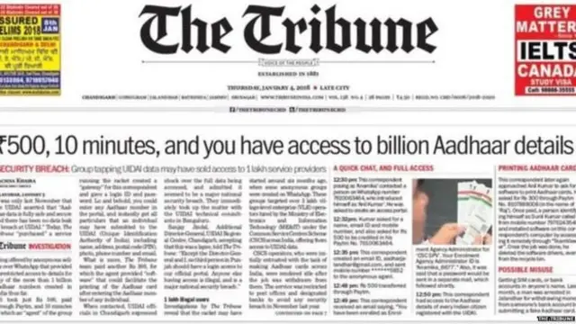 'தி ட்ரிப்யூன்' பத்திரிகையில் ஜனவரி நான்காம் தேதியன்று வெளியான ரச்னா கேராவின் கட்டுரை