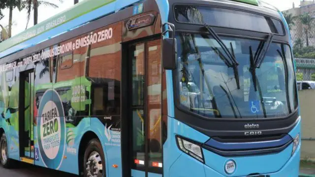 Ônibus com tarifa zero em Vargem Grande Paulista, na Grande São Paulo