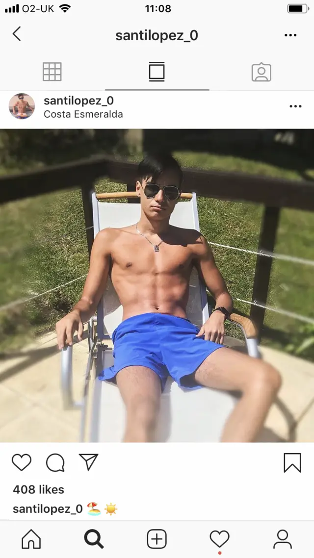 Santiago Lopez na-enweta onwe ya