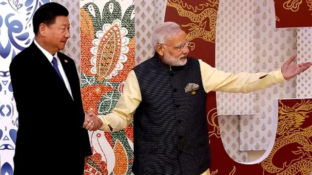 نریندر مودی اور شی جن پنگ