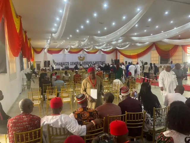 Ndị otu Ohanaeze Ndigbo gbakọtara maka ịhọpụta ndịisi ha ọhụrụ.