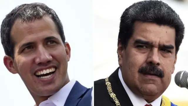 Guaido ve Maduro