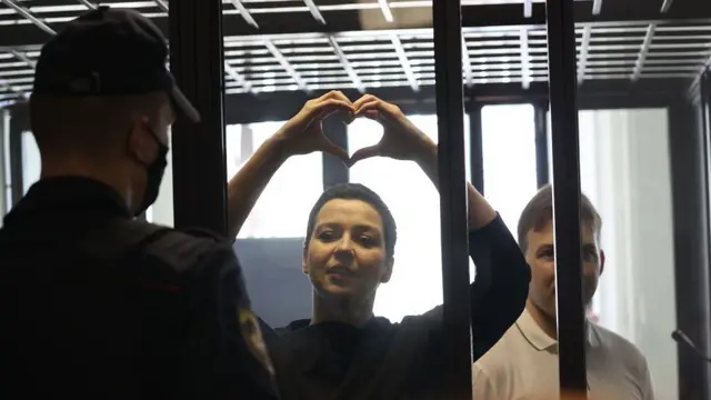 Мария Колесникова и Максим Знак