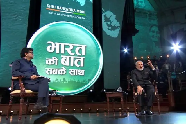 મોદી અને પ્રસૂન જોશી