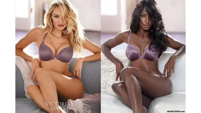 Campanha da Victoria Secrets com Candice Swanepoel recriada por Deddeh Howard