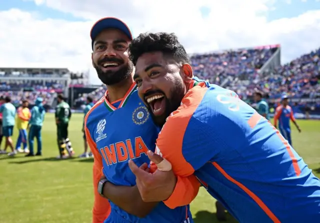 محمد سراج اور وراٹ کوہلی