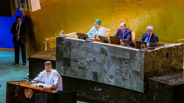 Nigeria Vice-President, Kashim Shettima for di United Nations General Assembly