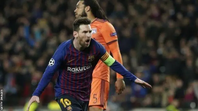 Lionel Messi amaze gutsinda ibitego umunani muri Champions League y'uyu mwaka