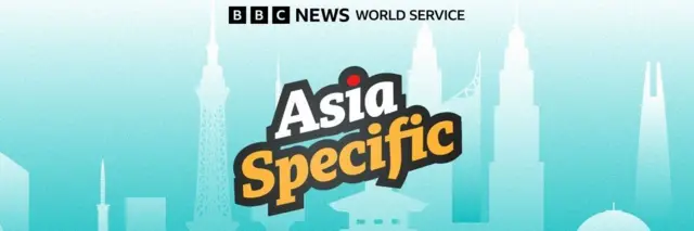 BBC 월드 서비스 'Asia Specific' 팟캐스트 배너