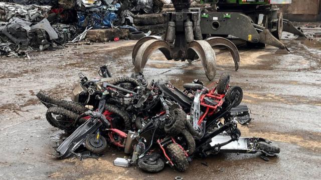 Dirt bike scrap sales yard near me