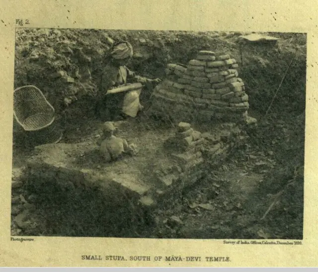 Excavations were underway 