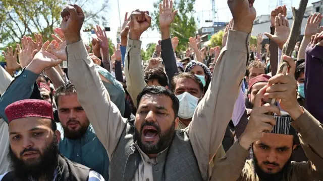 اسلام آباد میں مظاہرہ