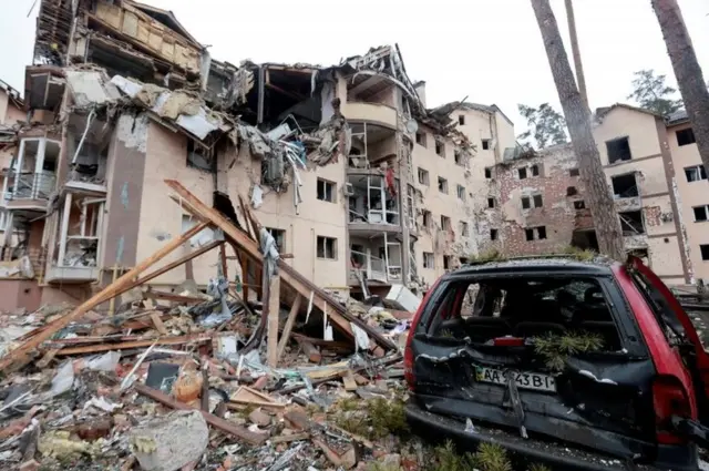 Украинский город Ирпень, 2 марта 2022 года