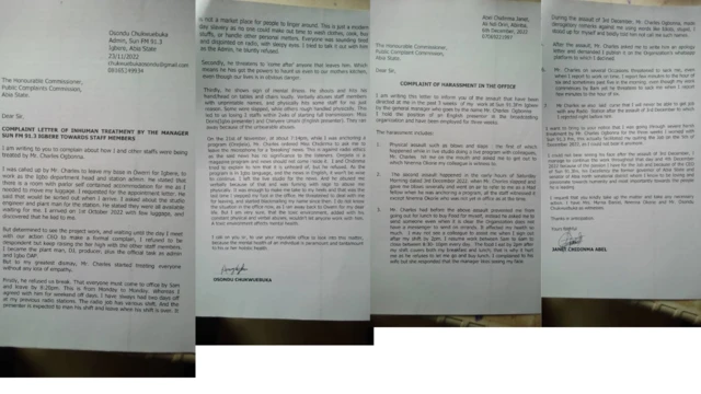 Oge onye ntaakụkọ BBC News Igbo kpọtụụrụ Onyeisi ụlọọrụ Public Complaints Commission n'Abịa steeti bụ Madukwe E.E. Ukaegbu, ọ sịrị na ụlọọrụ ya anaghị ekpughere ọhanaeze mkpesa ọbụla ha nwetara.