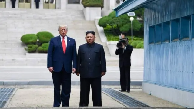 Rais Trump na bwana Kim