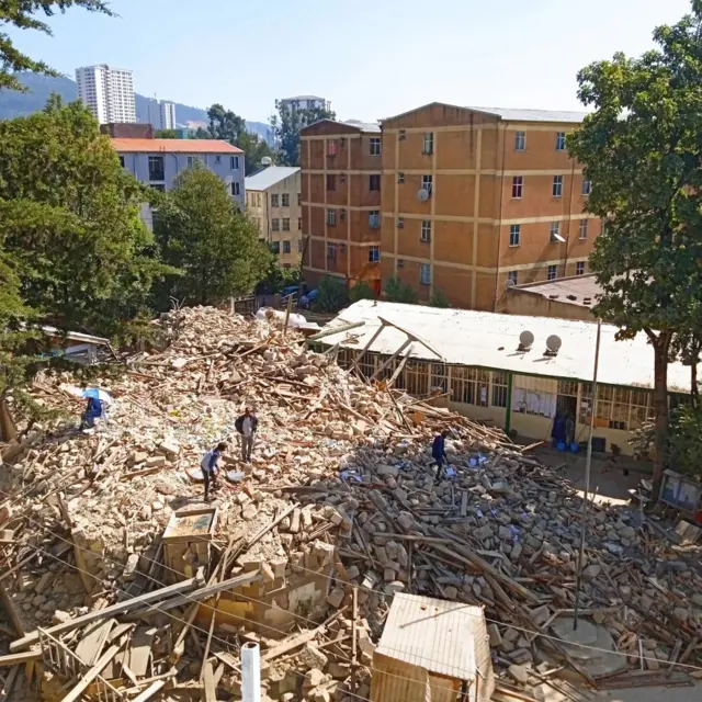 ሕንጻው አይፈርሱም ተብለው ከነበሩት ቅርሶች መካከል ነበር።