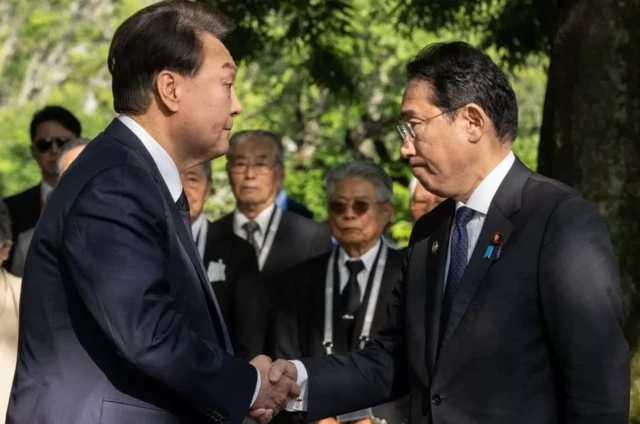 အမေရိကန်၊ ဂျပန်၊ တောင်ကိုရီးယား