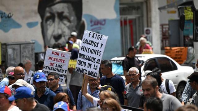 protesto na Venezuela