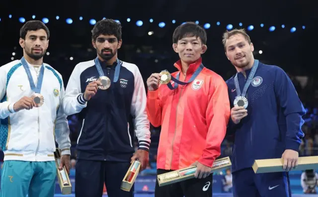 レスリング男子フリースタイル57キロ級のメダリスト