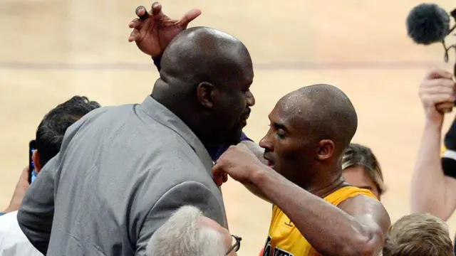 Shaquille O'Neal y Kobe Bryant