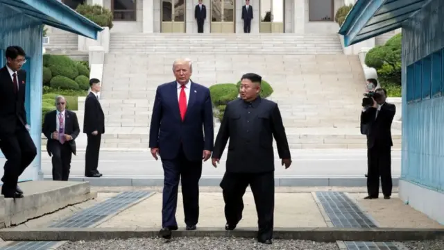 2019년 6월 판문점에서 열린 북미정상회담