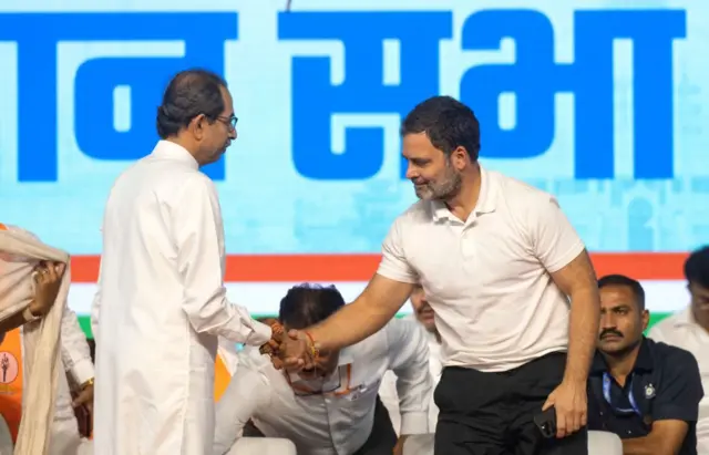 उद्धव ठाकरे आणि राहुल गांधी