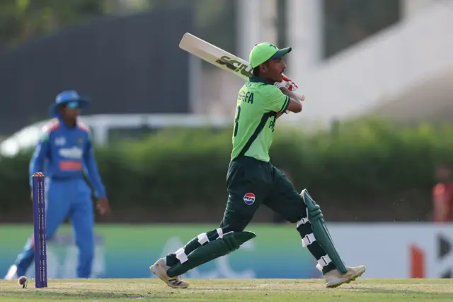 حذیفه احسان د پاکستان لپاره تر ټولو ډېرې ۷۰ منډې وکړې