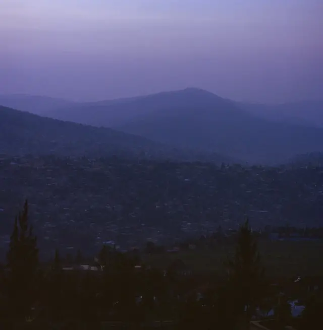 Imisozi muri Kigali ku mugoroba