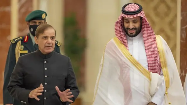 शहबाज़ शरीफ़ सऊदी अरब