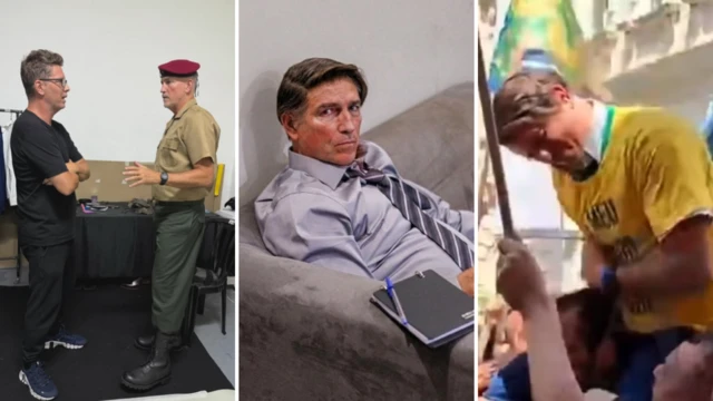 Montagem com cenas de Dark Horse