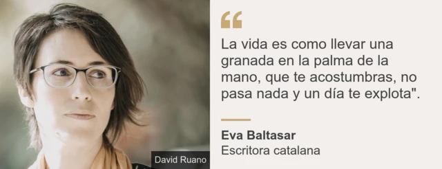 Cita de Eva Baltasar