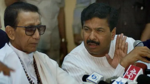 બાળ ઠાકરે અને પ્રમોદ મહાજનની તસવીર