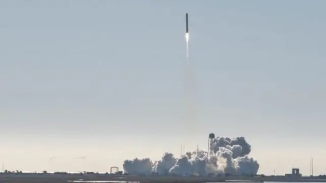 จรวด Antares ของบริษัท Northrop Grumman รับหน้าที่ขนส่งเตาอบอวกาศและอุปกรณ์อื่น ๆ ในครั้งนี้