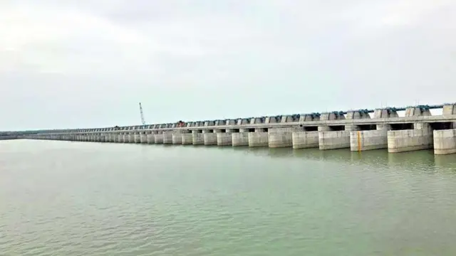 కళకళలాడుతున్న మేడిగడ్డ ప్రాజెక్ట్