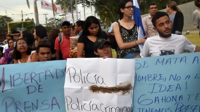 Protesta en Nicaragua