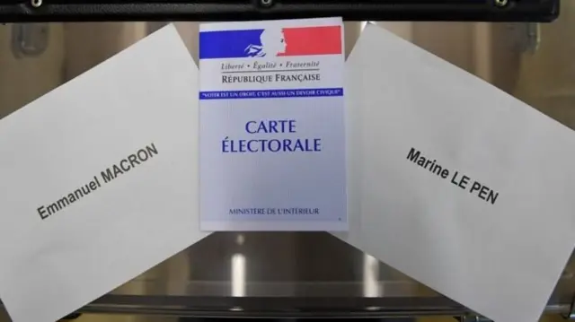 макрон ле пен