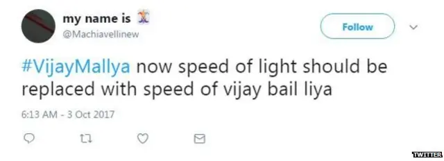 Tweet by 'my name is'