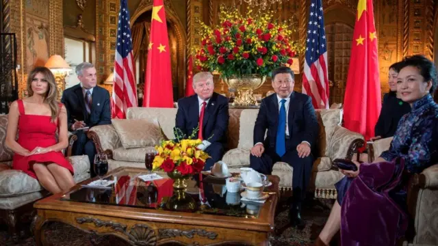 Cuộc gặp diễn ra tại khu câu lạc bộ golf do gia tộc Trump làm chủ ở Mar-a-Lago, ven biển Florida