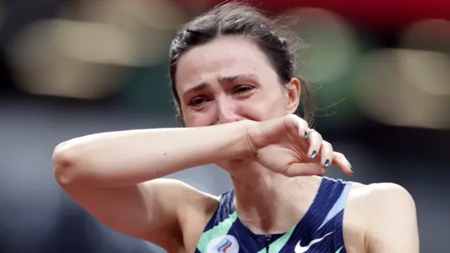 Слезы радости российской чемпионки Ласицкене