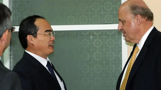 Phó Thủ tướng Nguyễn Thiện Nhân đón Thứ trưởng John Negroponte sang thăm Việt Nam năm 2008