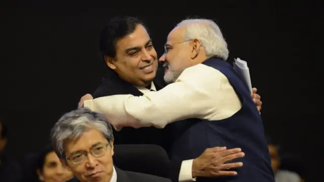 મોદી અને અંબાણી