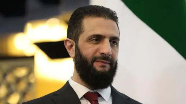 सीरिया के अंतरिम राष्ट्रपति अहमद अल-शरा