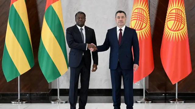 Садыр Жапаров менен Фор Эссозимна Гнассингбе