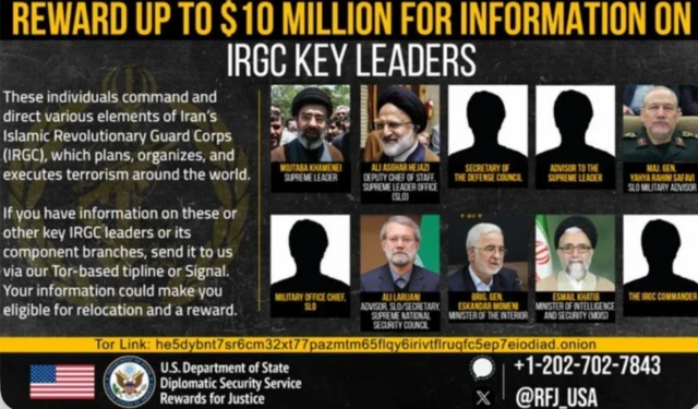 ABŞ İran liderləri və hərbi xadimləri üçün 10 milyon dollar mükafat vəd edir